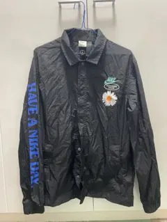 ナイキ PEACEMINUSONE パラノイズ ナイロンコーチジャケット黒 M