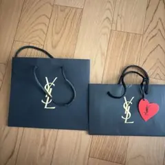 YSL ショップ袋 ショッパー 中・小セット