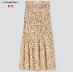 ユニクロ　イネス　ツイストプリーツロングスカート新品未使用