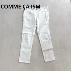 x42 【COMME ÇA ISM】ホワイト ストレッチスキニーパンツ Mサイズ