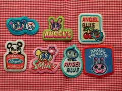 セリア ナカムラくん エンジェルブルー 刺繍ステッカー 7点 まとめ売り☆