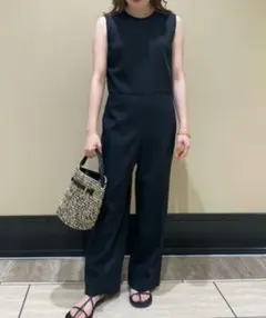 ミラオーウェン ノースリーブ オールインワン