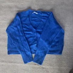 ZARA ブルー カーディガン