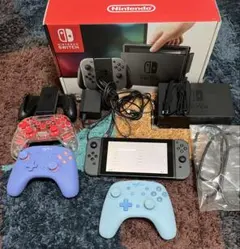 Switch 本体 スイッチ ブラック 美品 付属品完備 非純正プロコン付き