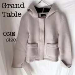 【訳あり】Grand Table コート　ONE size ベージュ