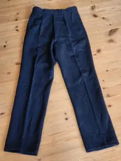 ばぶる様専用 70s SLIMACKS 絣 ネップ ウール スラックス ブラウン