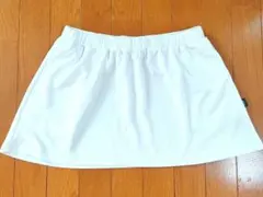 【美品】Prince テニス スコート ホワイト　LL