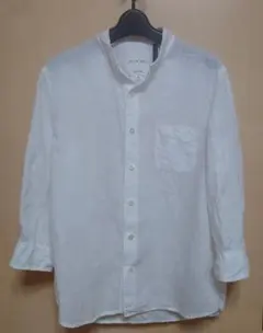 STILL BY HAND スティルバイハンド リネンシャツ 白 46 七分袖のサムネイル