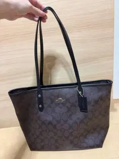 COACH ブラウン トートバッグ