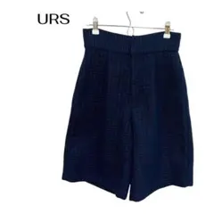 B0155URS膝丈ハーフパンツ ハイウエスト　ビジネス　デート