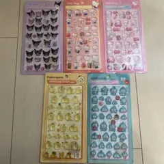 サンリオ ボンボンドロップシール 5枚セット 中身のみ