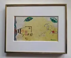 A3額付き　アート　オリジナルアート　絵画　原画　アクリル画　ペン画　インテリア A4額付き アート オリジナルアート 絵画 原画 ペン画 アクリル画