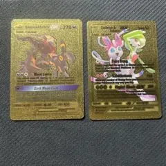 ポケモンカード　 ブラッキー&ダークライgx ニンフィア&サーナイトgx