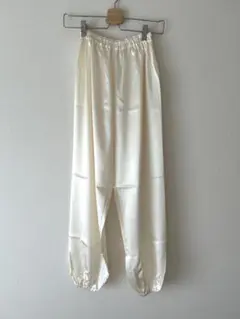 太極拳パンツ　レディース　Sサイズ　アイボリー