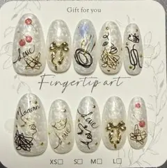 モダンアートネイルチップセット