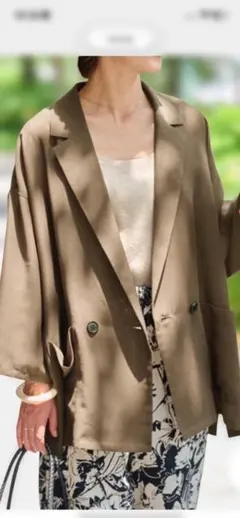 シアーテーラードジャケット