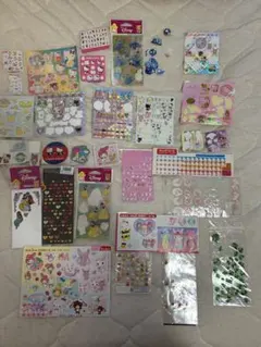 ディズニー・ハローキティ キャラクターシールセット