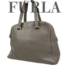 極美品】 FURLA フルラ ジゼル ワンショルダーバッグ レザー シボ革
