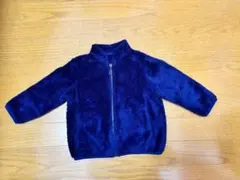 美品 UNIQLO baby ユニクロ ファーリーフリースフルジップジャケット