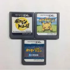 DSソフト ポケモントローぜ ポケモンダッシュ ポケモン不思議のダンジョン青