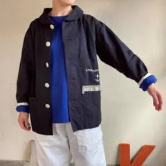 快晴堂【コットン×リネン】HAYATEデッキジャケット《Ｌ相当》黒 春夏 日本製のサムネイル