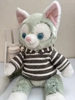 パーカー ボーダーカーキ☆ジェラトーニS ステラルーS☆ハンドメイド 洋服