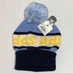 ビンテージ アディダス ボンボンニットキャップ アルゼンチンカラー 新品