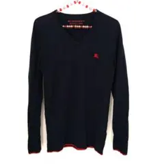 マ*ン様 BURBERRY BLACK LABEL【バーバリー】ネイビー ニット