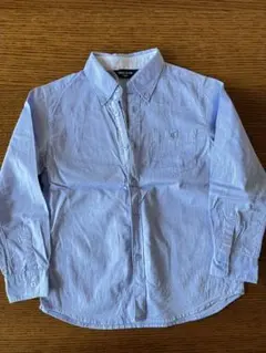 COMME CA ISM 長袖シャツ 120A ライトブルー