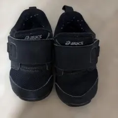 ASICS ブラック スニーカー 13cm