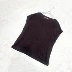 コントワデコトニエ/ユニクロ✨リネンフレンチスリーブリラックスフィットT【Ｌ】のサムネイル