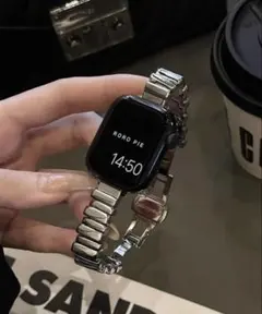 Apple Watch用バンド シルバー 42mm 38mm 40mm