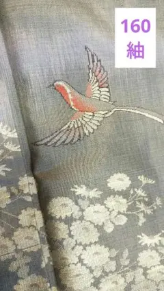 ☆美品！鳥好きさん集まれ♪紬　グラデーション　トールサイズ　可愛い　ハロウィン