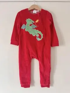 ZARA baby ドラゴンフリースロンパース　パジャマ　92cm 18-24m