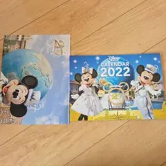 Disney 2022年 壁掛けカレンダー ミッキー・ミニー　ポスター
