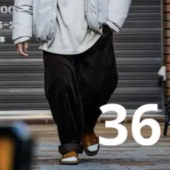 ノースフェイスパープルレーベル　Corduroy Wide Pants 36