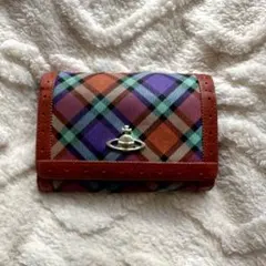 【美品】Vivienne Westwood チェック柄 二つ折り財布