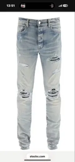 2026年最新】アミリ amiri デニムパンツの人気アイテム - メルカリ