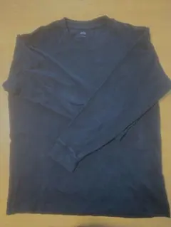 【UNIQLO】ソフトタッチクルーネックTシャツ（長袖）　Lサイズ　ブラック