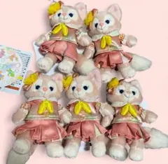 リーナベル　ジェラトーニ　ぬいぐるみバッジ3点まとめセット ディズニー ジェラトーニ リーナベル ぬいぐるみバッジ 2体セット