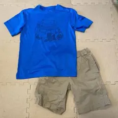 【美品】PATAGONIA キッズ Tシャツ サイズS ビームス半ズボン130