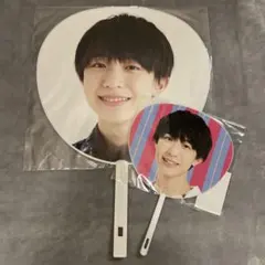 永岡蓮王 うちわ 団扇 あけおめ サマパラ