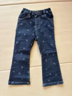 breeze リボン柄 デニムパンツ 長ズボン　110