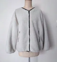 キルティング フリースジャケット