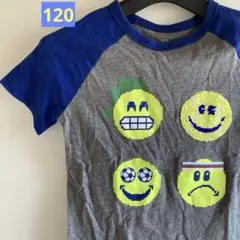 【Gap Kids】半袖グラフィックスパンコールTシャツ 120 スマイルのサムネイル