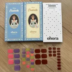 ohora 未使用 ディズニー シンデレラ ネイルシール 3セット