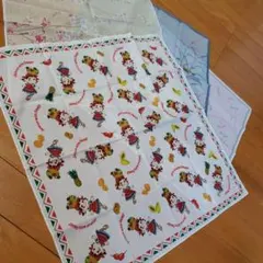 ハンカチ4枚セット　ペコちゃん　和柄