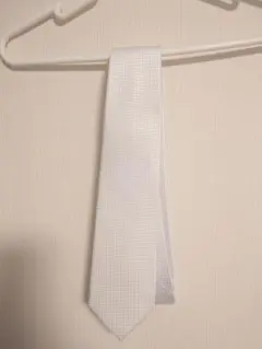 礼服用ネクタイ シルク100% シルバー