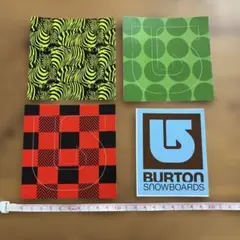 BURTON スノーボード ステッカー 4枚セット