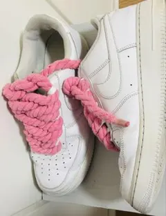 NIKE AIR FORCE 1 ピンクロープレース 29cm エアフォースワン